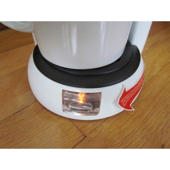 Gevalia Single 1 Cup Coffee Maker Model C73 White Vintage Deadstock New in Box - Picture 16 of 16